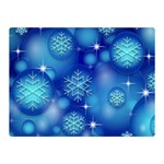 Blue Background Christmas Double Sided Flano Blanket (Mini)  35 x27  Blanket Front