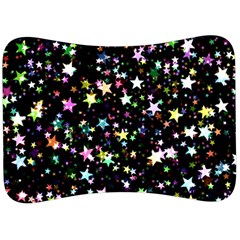 Wallpaper Star Advent Christmas Velour Seat Head Rest Cushion by Wegoenart