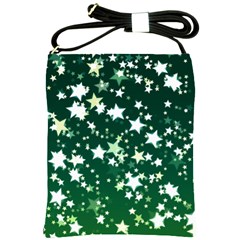 Christmas Star Advent Background Shoulder Sling Bag by Wegoenart