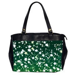 Christmas Star Advent Background Oversize Office Handbag (2 Sides) by Wegoenart