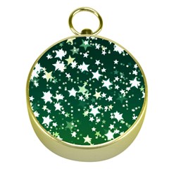 Christmas Star Advent Background Gold Compasses by Wegoenart