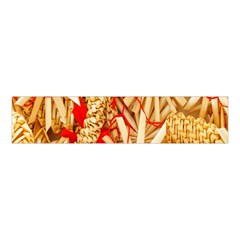 Christmas Straw Xmas Gold Velvet Scrunchie by Wegoenart