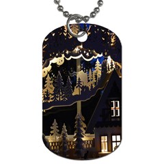 Christmas Advent Candle Arches Dog Tag (One Side)