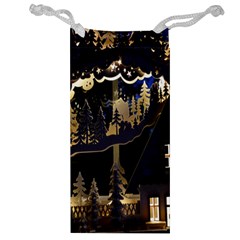 Christmas Advent Candle Arches Jewelry Bag