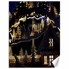 Christmas Advent Candle Arches Canvas 12  x 16 