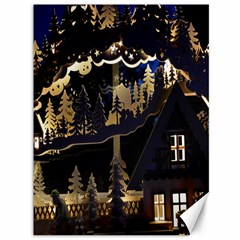 Christmas Advent Candle Arches Canvas 36  x 48 