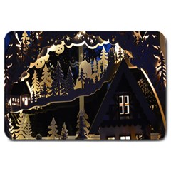 Christmas Advent Candle Arches Large Doormat 