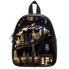 Christmas Advent Candle Arches School Bag (Small)