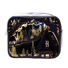 Christmas Advent Candle Arches Mini Toiletries Bag (One Side)