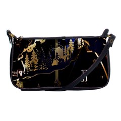 Christmas Advent Candle Arches Shoulder Clutch Bag