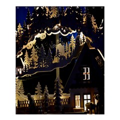 Christmas Advent Candle Arches Shower Curtain 60  X 72  (medium)  by Wegoenart