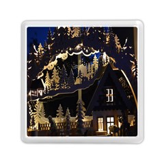 Christmas Advent Candle Arches Memory Card Reader (Square)