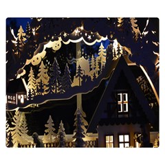 Christmas Advent Candle Arches Double Sided Flano Blanket (Small) 