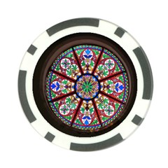 Church Window Window Rosette Poker Chip Card Guard (10 Pack) by Wegoenart