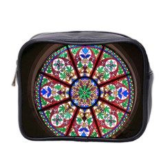 Church Window Window Rosette Mini Toiletries Bag (two Sides) by Wegoenart