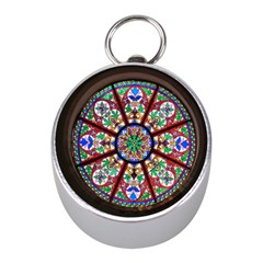 Church Window Window Rosette Mini Silver Compasses by Wegoenart