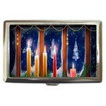 Christmas Lighting Candles Cigarette Money Case Front