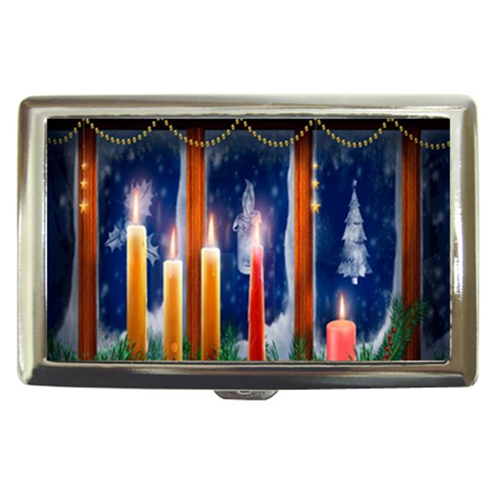 Christmas Lighting Candles Cigarette Money Case