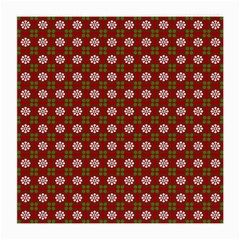 Christmas Paper Wrapping Pattern Medium Glasses Cloth by Wegoenart