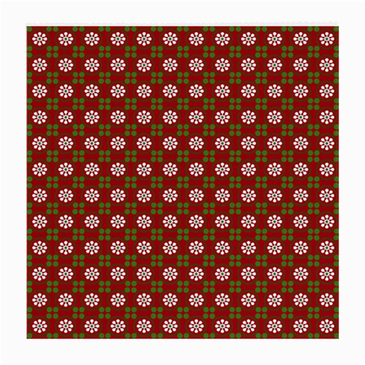 Christmas Paper Wrapping Pattern Medium Glasses Cloth