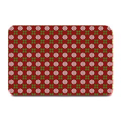 Christmas Paper Wrapping Pattern Plate Mats by Wegoenart