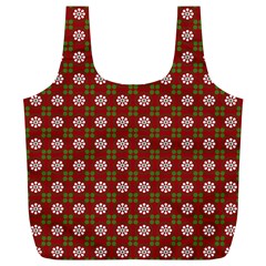 Christmas Paper Wrapping Pattern Full Print Recycle Bag (xl) by Wegoenart