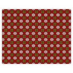 Christmas Paper Wrapping Pattern Double Sided Flano Blanket (medium)  by Wegoenart