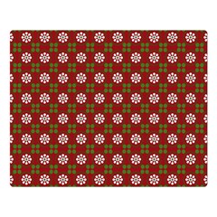 Christmas Paper Wrapping Pattern Double Sided Flano Blanket (large)  by Wegoenart