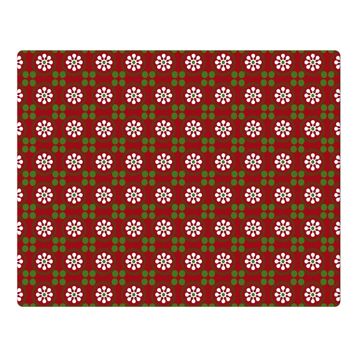 Christmas Paper Wrapping Pattern Double Sided Flano Blanket (Large) 