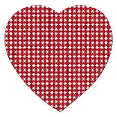 Christmas Paper Wrapping Paper Jigsaw Puzzle (Heart)