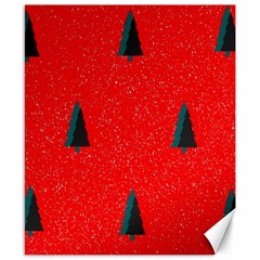 Christmas Time Fir Trees Canvas 8  X 10  by Wegoenart