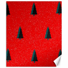 Christmas Time Fir Trees Canvas 20  X 24  by Wegoenart