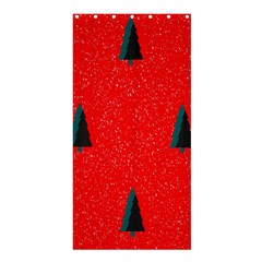 Christmas Time Fir Trees Shower Curtain 36  X 72  (stall)  by Wegoenart