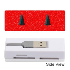 Christmas Time Fir Trees Memory Card Reader (stick) by Wegoenart