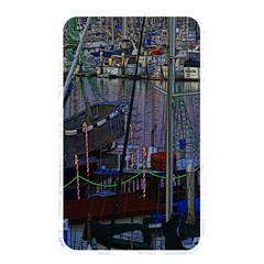 Christmas Boats In Harbor Memory Card Reader (rectangular) by Wegoenart