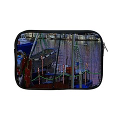 Christmas Boats In Harbor Apple Ipad Mini Zipper Cases by Wegoenart