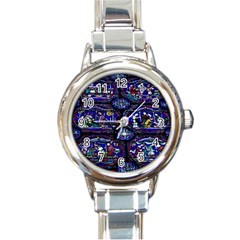 Church Window Canterbury Round Italian Charm Watch by Wegoenart