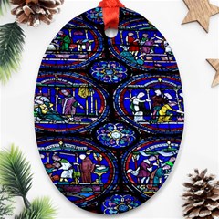 Church Window Canterbury Ornament (oval) by Wegoenart