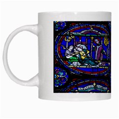 Church Window Canterbury White Mugs by Wegoenart