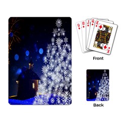 Christmas Card Christmas Atmosphere Playing Cards Single Design by Wegoenart