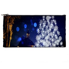 Christmas Card Christmas Atmosphere Pencil Cases by Wegoenart