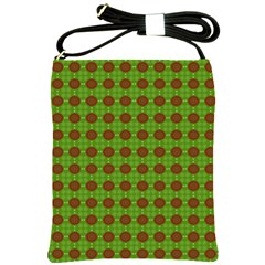 Christmas Paper Wrapping Patterns Shoulder Sling Bag by Wegoenart