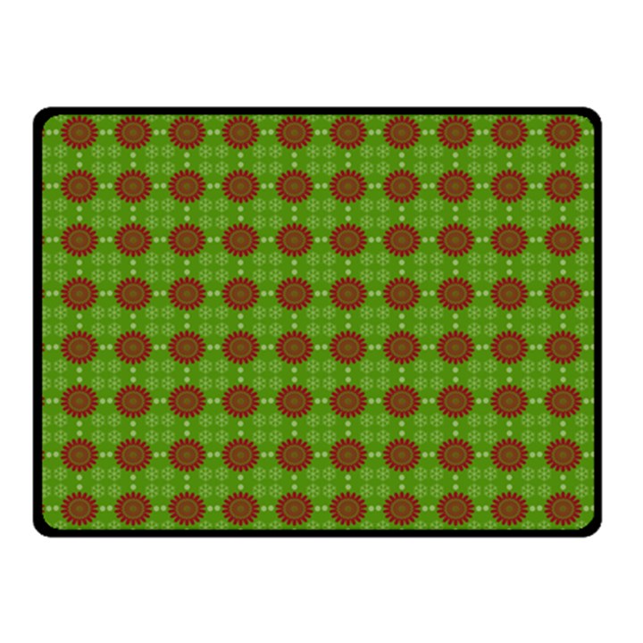 Christmas Paper Wrapping Patterns Fleece Blanket (Small)