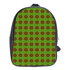 Christmas Paper Wrapping Patterns School Bag (xl) by Wegoenart