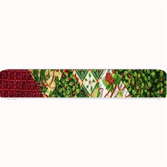 Christmas Quilt Background Small Bar Mats by Wegoenart