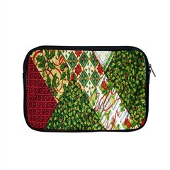 Christmas Quilt Background Apple Macbook Pro 15  Zipper Case by Wegoenart