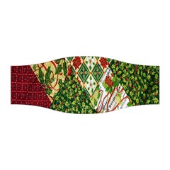 Christmas Quilt Background Stretchable Headband by Wegoenart