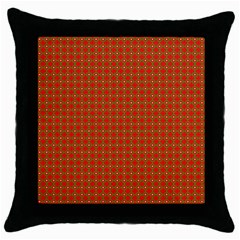 Christmas Paper Wrapping Paper Pattern Throw Pillow Case (black) by Wegoenart