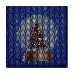 Christmas  Snow Tile Coasters by Wegoenart