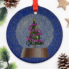 Christmas  Snow Ornament (Round)